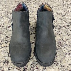 The North Face Brigeton Black Ankle Booties Size 6.5
